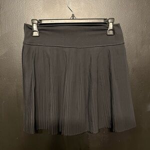 Elegant Black Pleated Skirt
